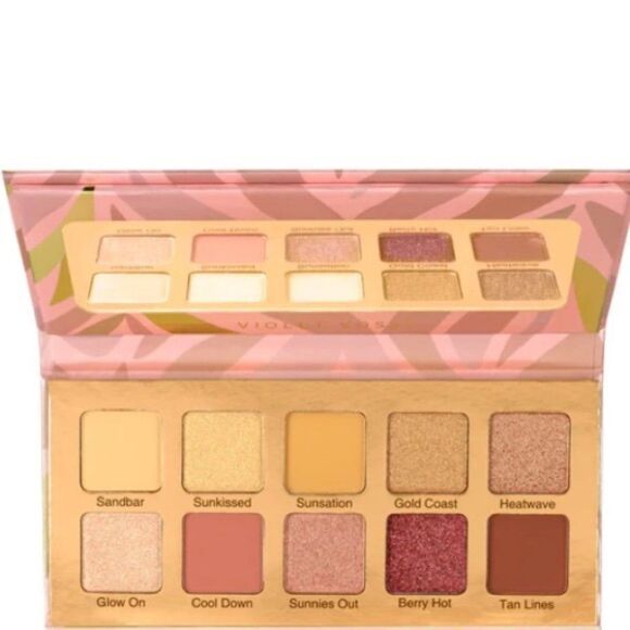 Violet Voss Other - Violet Voss SunKissed Summer Pigment Palette EYESHADOW SHIMMER GLITTER GLAM NWT